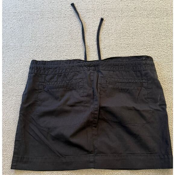 James‎ Perse Womens Size 28 Black Cargo Mini Skirt Drawstring Waist - Picture 2 of 10